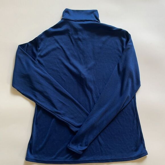 Patagonia Capilene 1/4 Zip Base Layer – Dark Blue Vintage Style - Picture 5 of 6